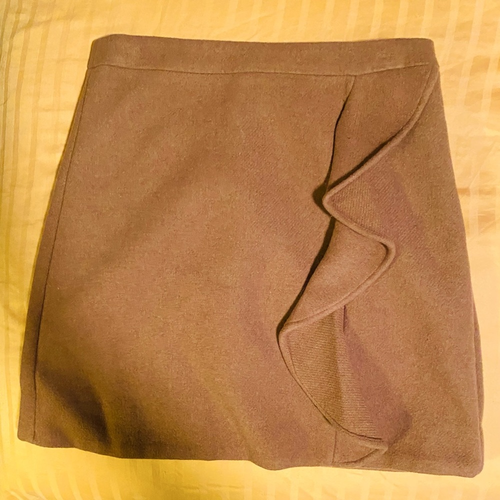Tan J Crew size 0 skirt